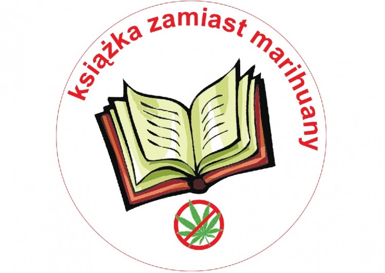 Książka zamiast marihuany Wyszli z książkami na ulicę