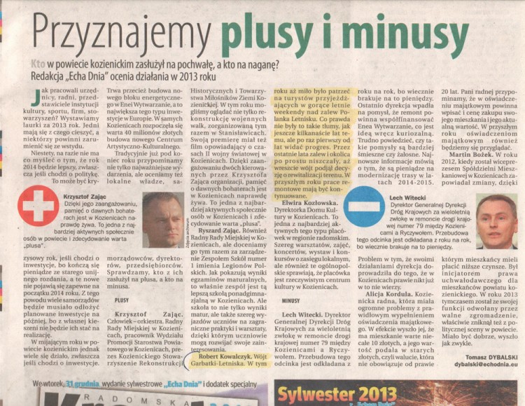 Oceniono pracę władz lokalnych Są powody do zadowolenia