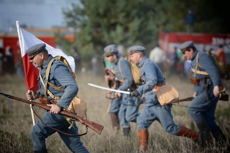 (ZDJĘCIA) Brzustów ponownie w ogniu Legioniści starli się z Rosjanami