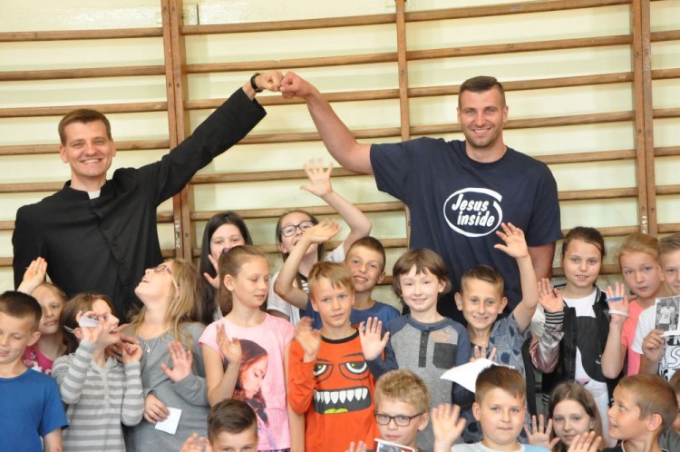 Grzegorz Bociek w ZSS w Garbatce-Letnisko