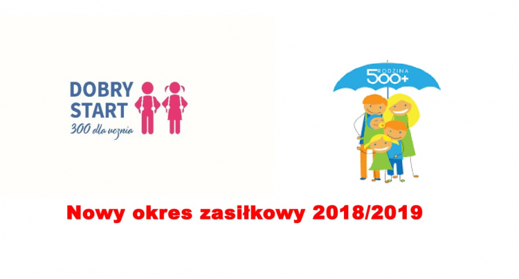 Nowy okres zasiłkowy 2018/2019!