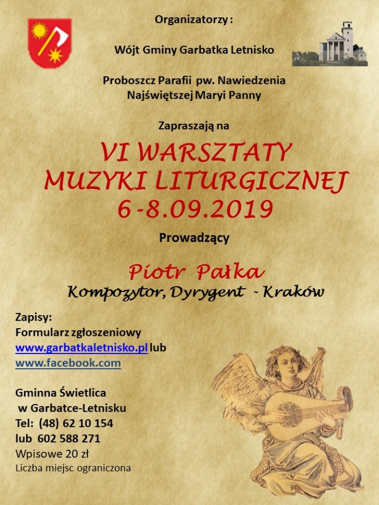 Zaproszenie – VI Warsztaty muzyki liturgicznej