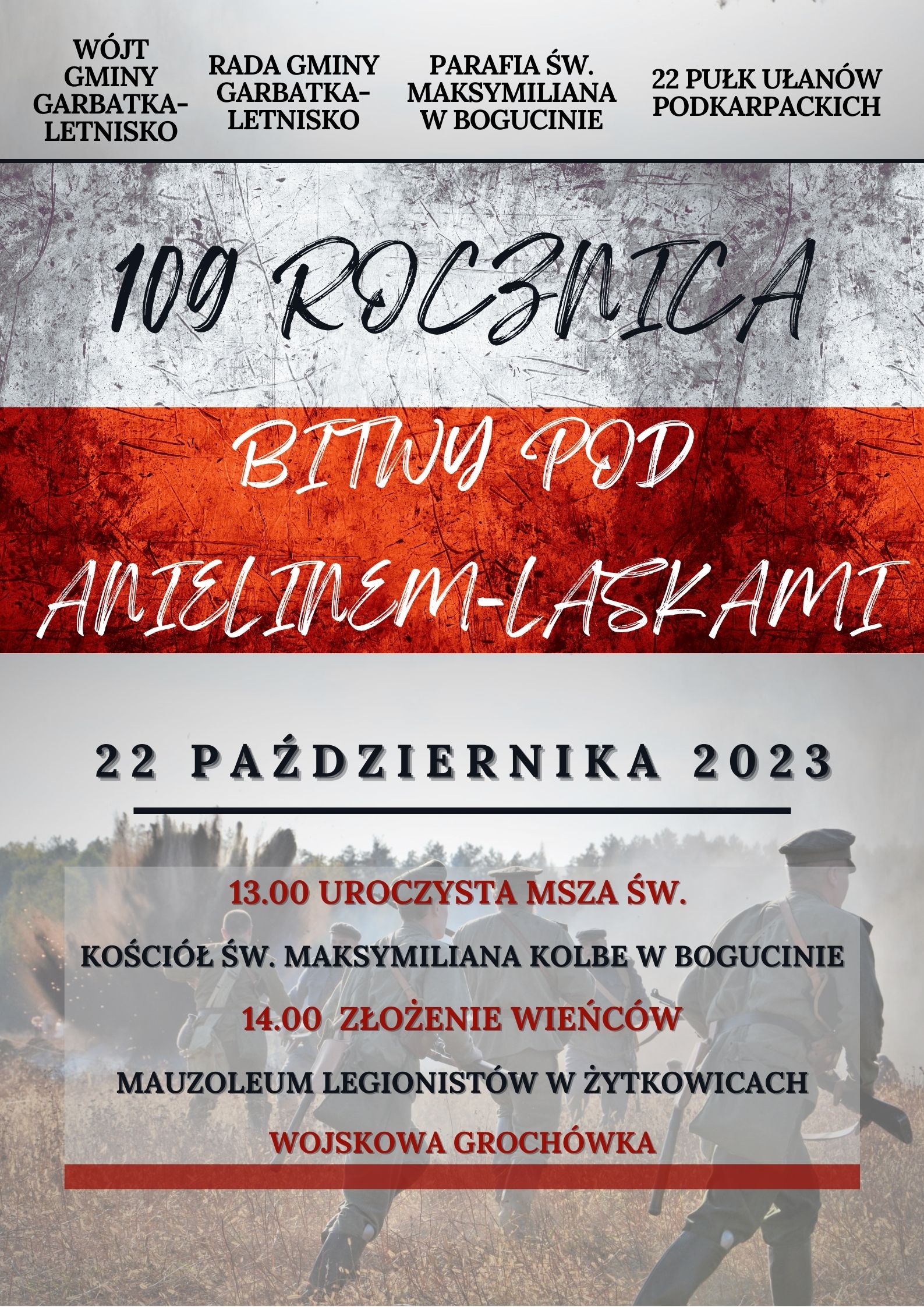 Obchody 109 rocznicy bitwy pod Anielinem-Laskami