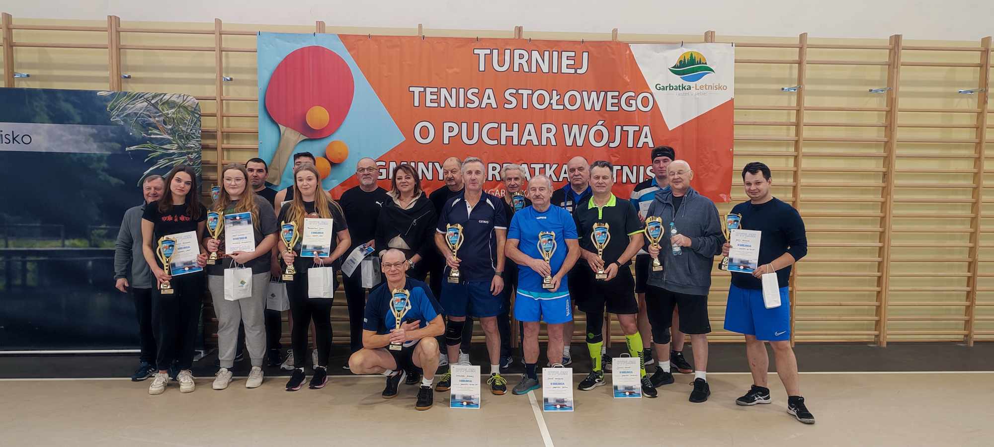 Podsumowanie XI Turnieju Tenisa Stołowego  o Puchar Wójta Gminy Garbatka-Letnisko