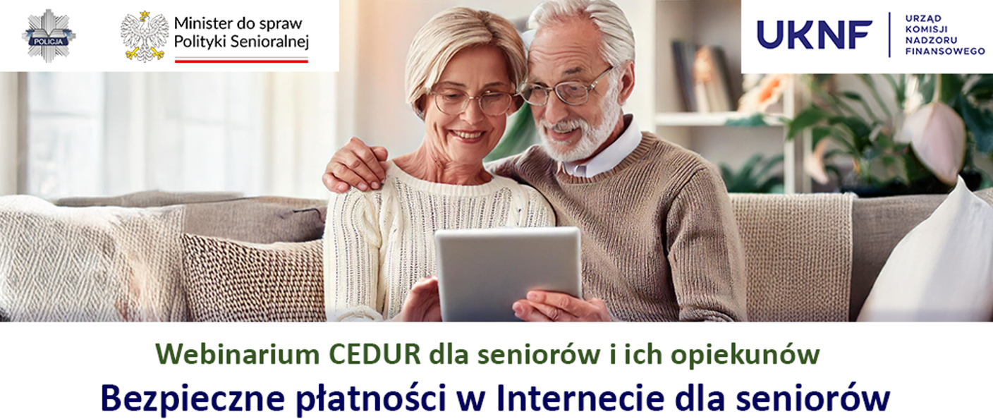 Webinar CEDUR dla seniorów i ich opiekunów