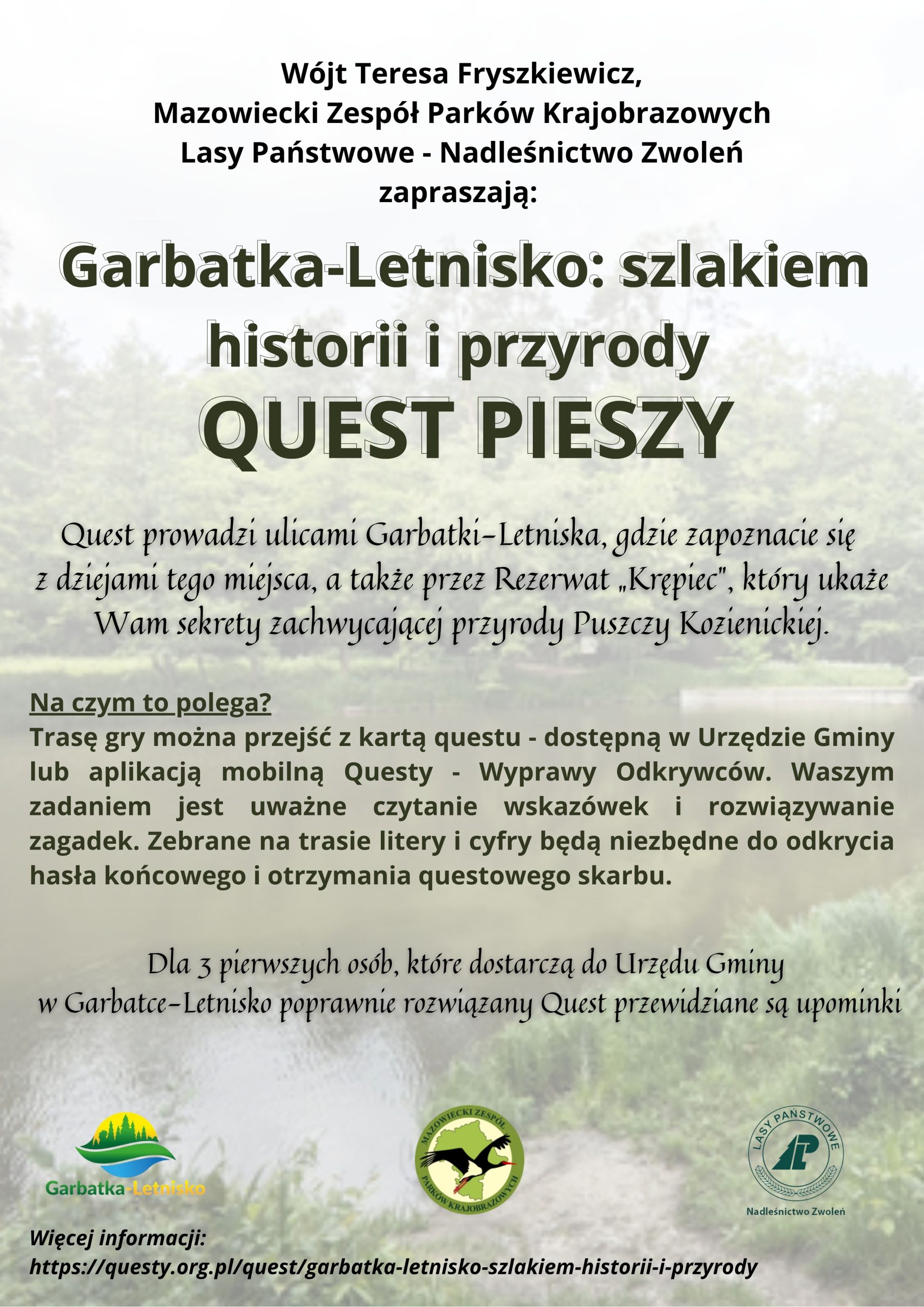 Garbatka-Letnisko: szlakiem historii i przyrody. Quest pieszy