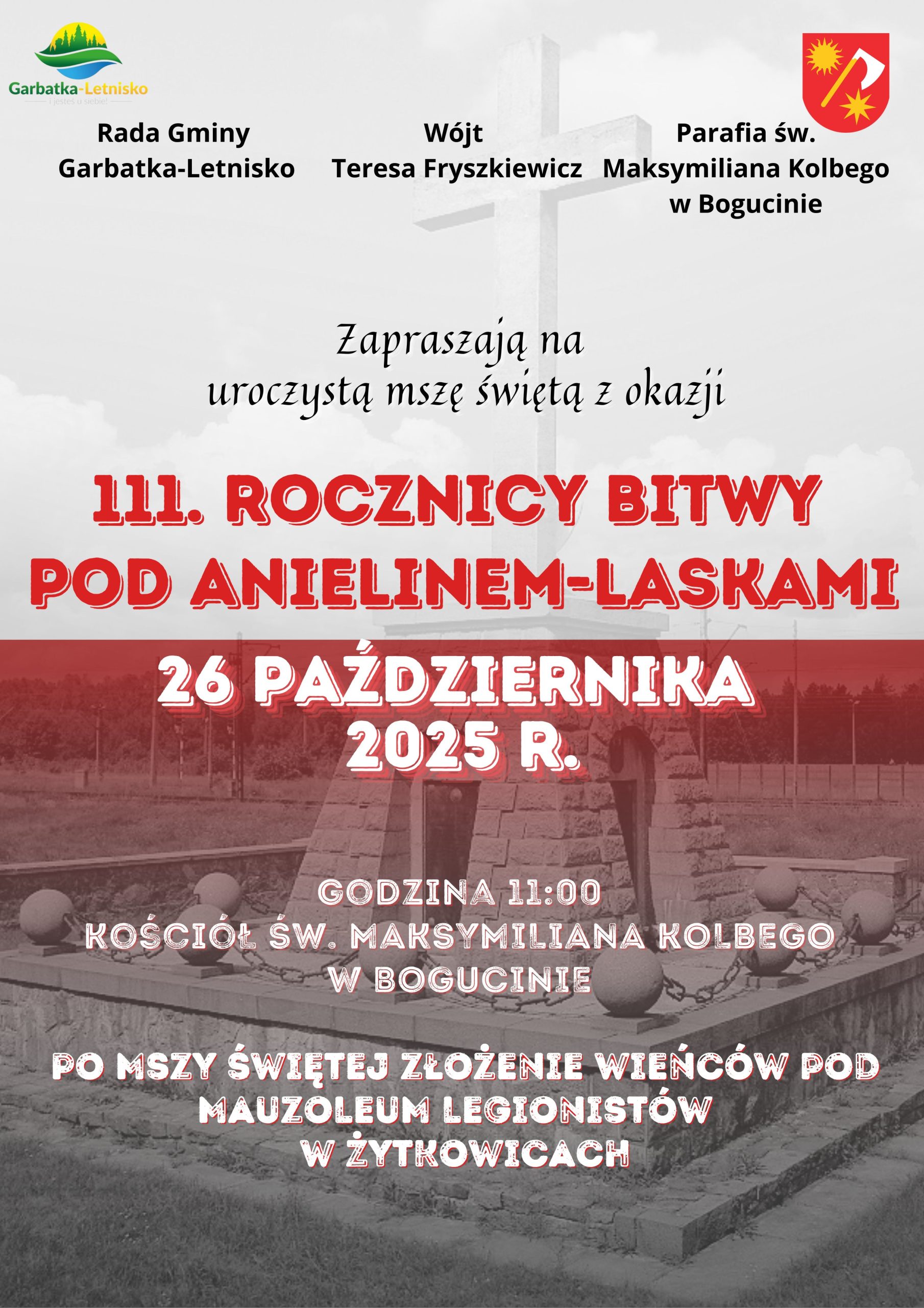 111. rocznica Bitwy pod Anielinem-Laskami
