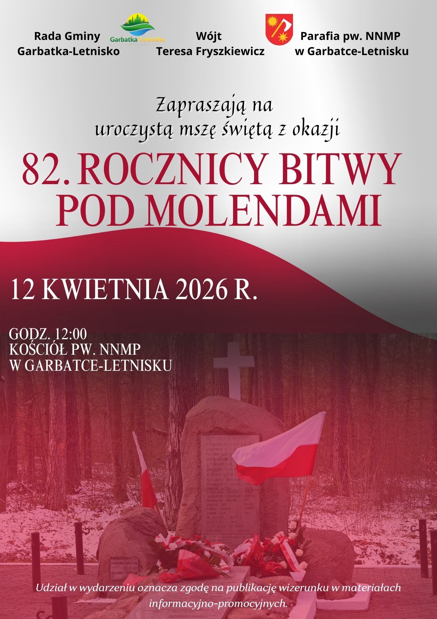 82. Rocznica Bitwy pod Molendami – zaproszenie