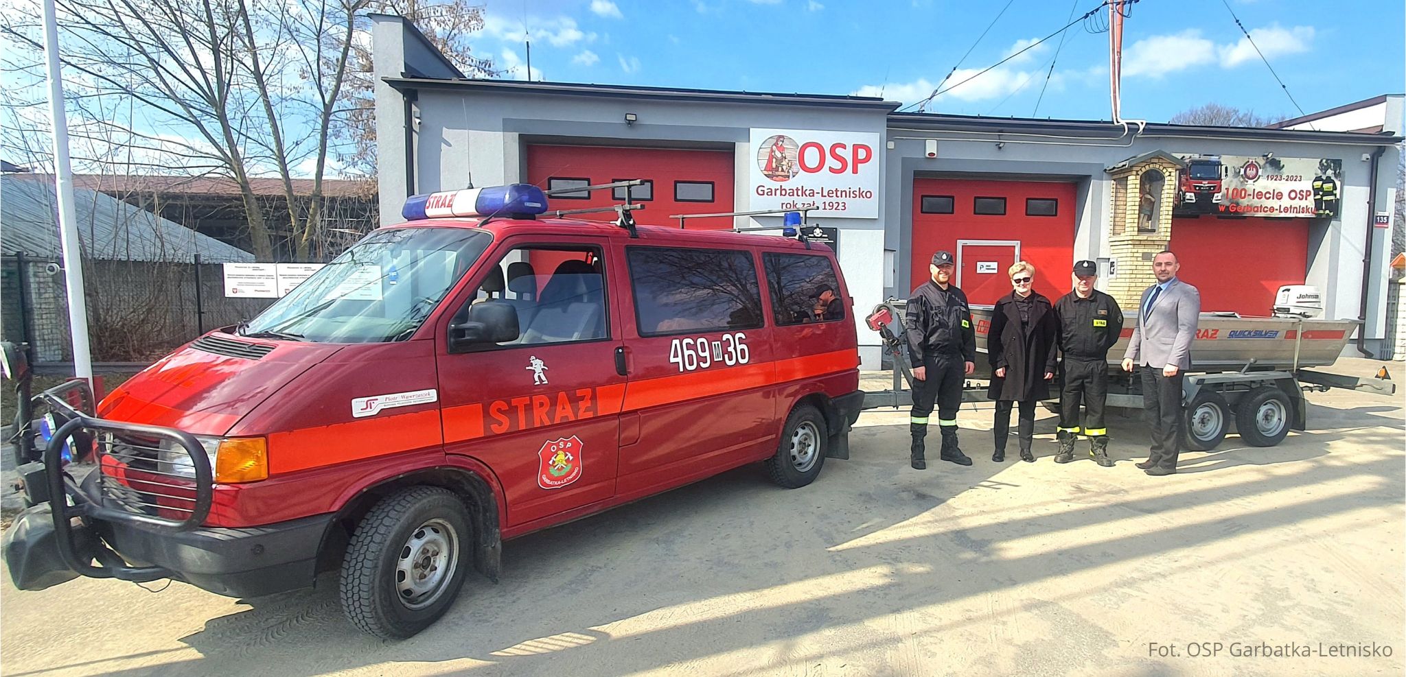Nowe wyposażenie dla OSP  w Garbatce-Letnisku