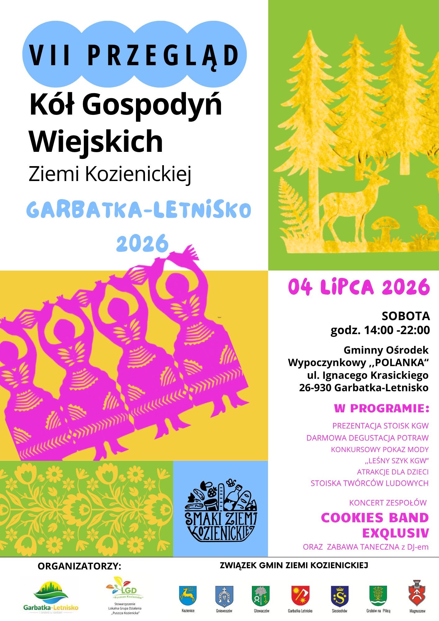 VII Przegląd Kół Gospodyń Wiejskich Ziemi Kozienickiej Garbatka-Letnisko 2026
