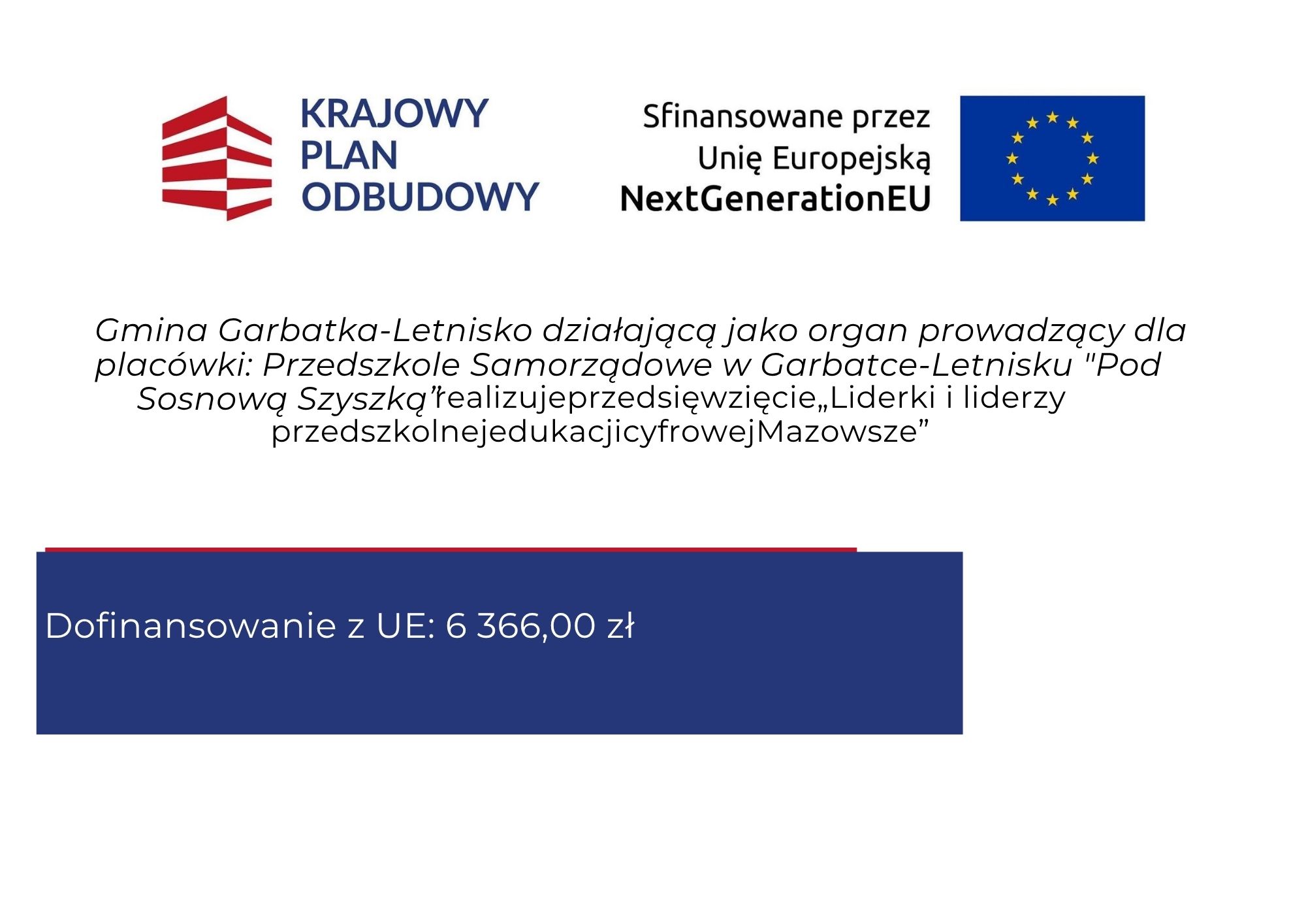 “Liderki i liderzy przedszkolnej edukacji cyfrowej Mazowsze”