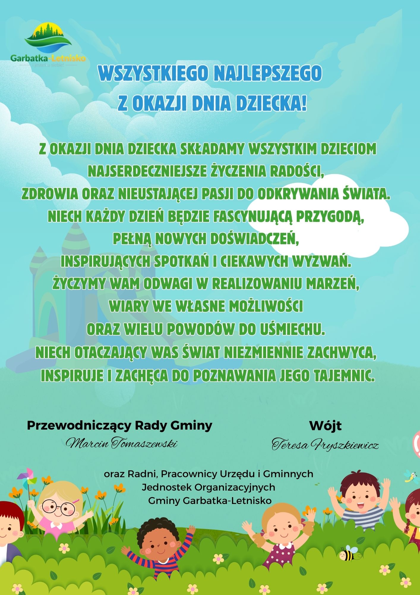 Życzenia z okazji Dnia Dziecka