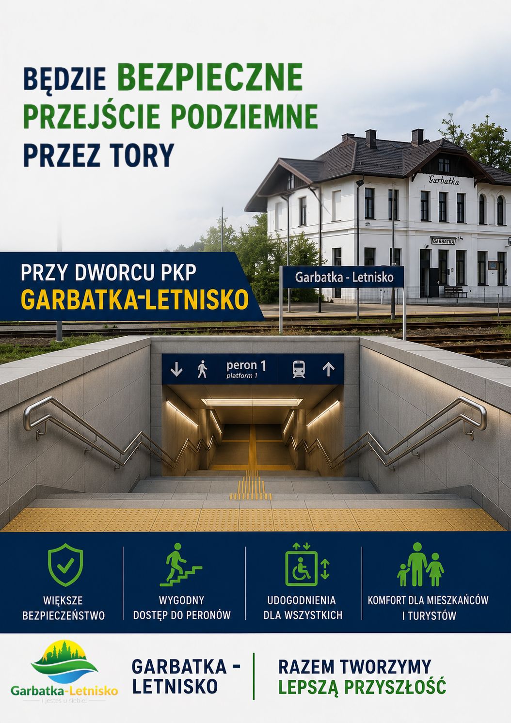 Bezpieczne przejście przez tory stanie się faktem