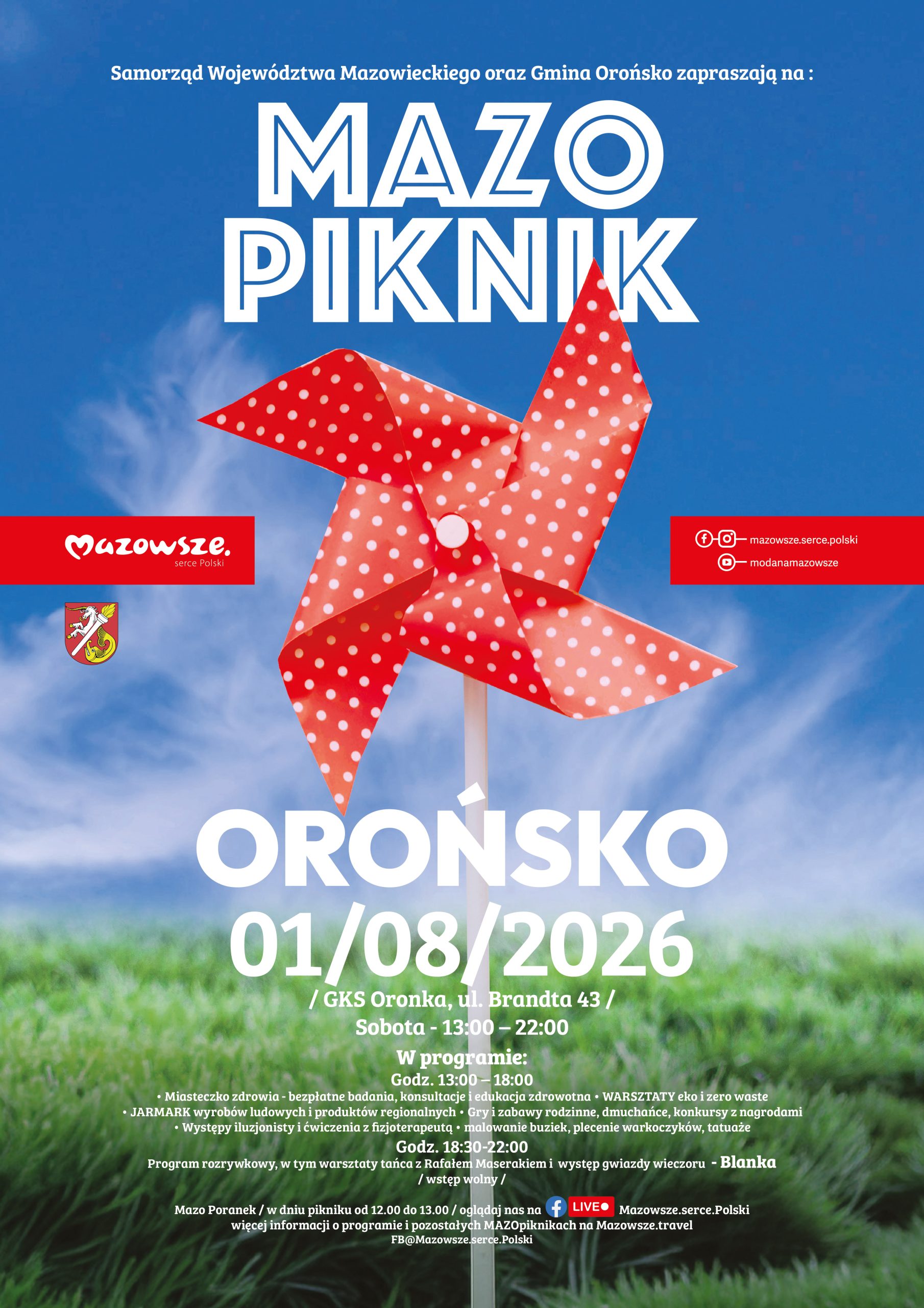 Zaproszenie na Mazopiknik w Orońsku