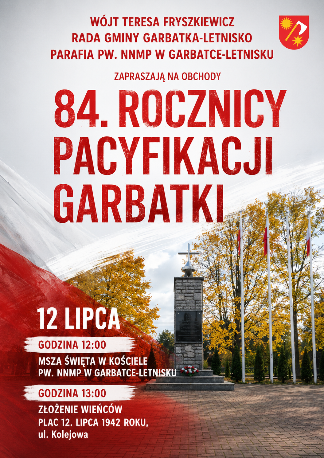 Obchody 84. rocznicy Pacyfikacji Garbatki
