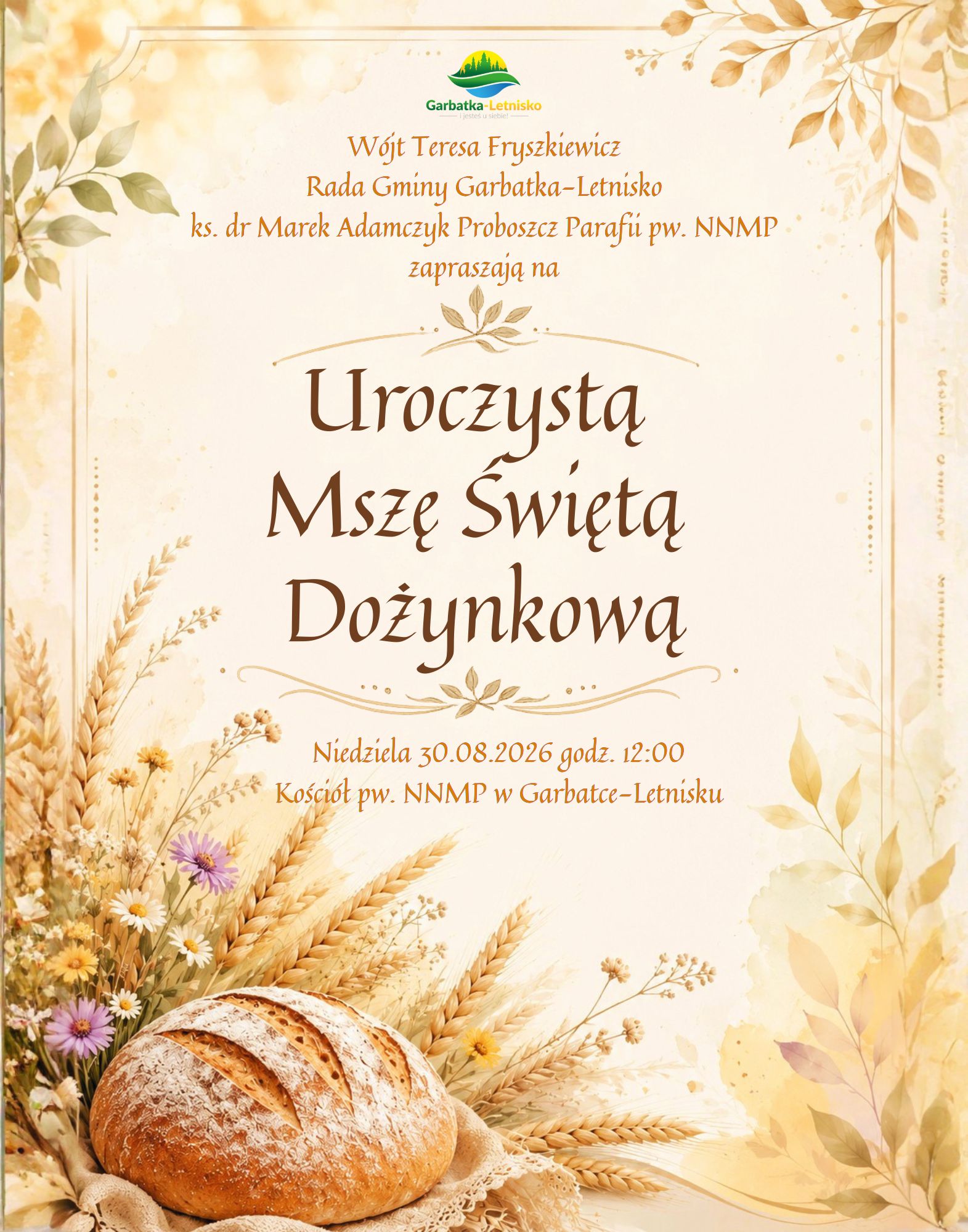 Uroczysta Msza Święta Dożynkowa