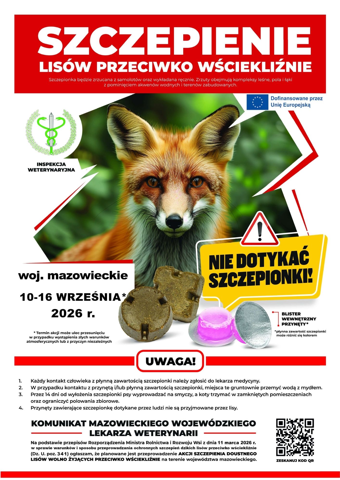 Komunikat Mazowieckiego Wojewódzkiego Lekarza Weterynarii